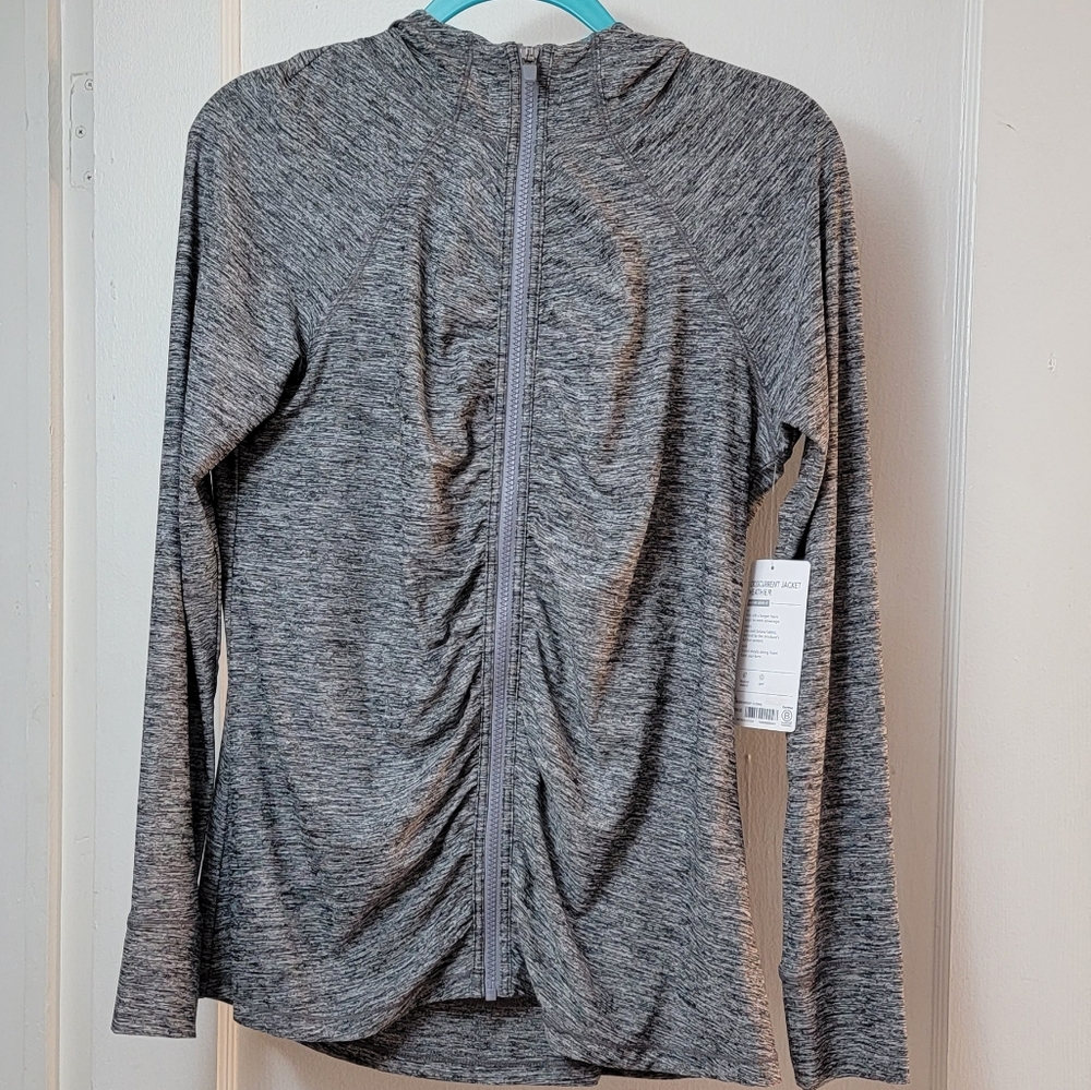 Athleta Crosscurrent Jacket L Heather NWT